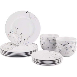 Luxury fine bone china ceramic dinner set white and gold for wedding customized