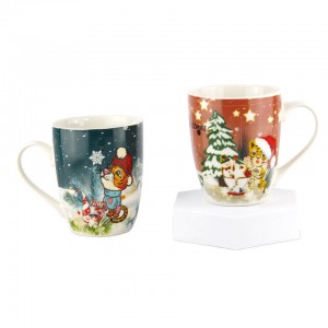 Christmas Decoration Ceramic Mug Cups High Quality 11oz Ceramic Custom Mug