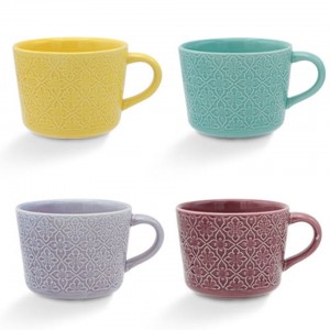 Classic Shape and Color Glaze Collection Good Quality and Nice Price Hand Made Ceramic Mug 11 Oz. with Stoneware