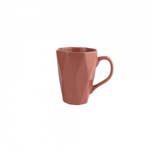 Farbglasierte Keramiktassen-Set, Kaffeetasse, Diamant, nordische Keramiktassen für Kaffee