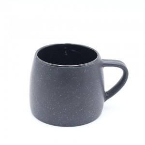 kvalitní velkoobchodní keramické hrnky Granular Glaze amazon horké prodejní kameninové logo hrnek na kávu s uchem