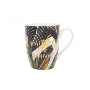 Neuestes Design, handgefertigte goldene Keramik-Kaffeetassen, echte Gold-Keramik-Teetassen