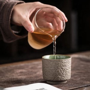 100 ml chinesische Keramik-Teetasse, Porzellan, Kung-Fu-Tasse, Reise-Keramikbecher