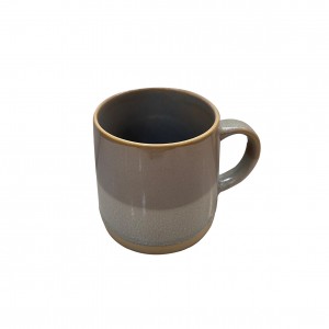 Luksuzna šolja od kamenog posuđa Western Ombre posuđe za piće po narudžbi Šalice za kavu za espresso reaktivnu glazuru Porcelanske keramičke šalice