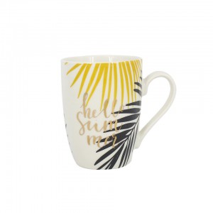 Neuestes Design, handgefertigte goldene Keramik-Kaffeetassen, echte Gold-Keramik-Teetassen