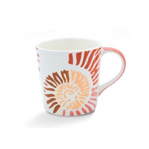 Collezione Sea Life Tazza in ceramica di buona qualità 14 once.per ogni uso con un bel gres di design dipinto a mano