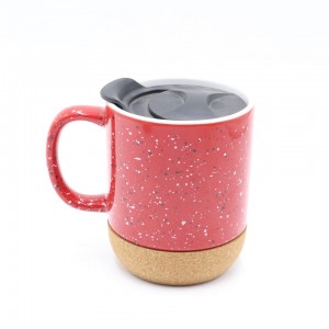 wholesale ceramic mugs Granular Glaze amazon hot selling stoneware logo drinking coffee mug with handle