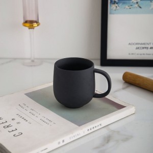 Modern Christmas Luxury Matt Black Ceramic Mug Ceramic Dinner Set Dinnerware Sets for Restaurant