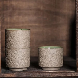 100 ml chinesische Keramik-Teetasse, Porzellan, Kung-Fu-Tasse, Reise-Keramikbecher