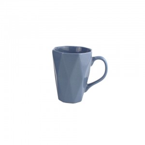Farbglasierte Keramiktassen-Set, Kaffeetasse, Diamant, nordische Keramiktassen für Kaffee