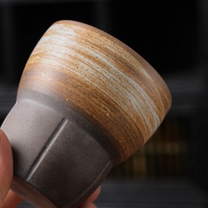 Nový japonský šálek na kávu na espresso a vodu Keramické šálky na čaj Kung Fu Kancelář Retro šálek na kávu pro domácnost