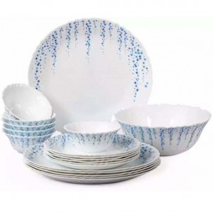 Luxury fine bone china ceramic dinner set white and gold for wedding customized