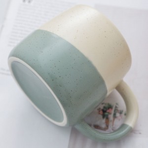 Hot Sale Ins Style Keramický hrnek na kávu Vlastní barva Skvrnitá sezamová glazura Kamenina Hrnek Hrnky z jemného porcelánu