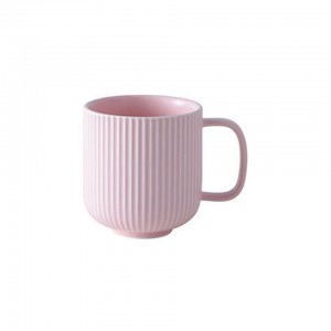Gestreifte matte Glasur im nordischen Stil, 350 ml, elegante Kaffeetasse aus Keramik als Geschenk
