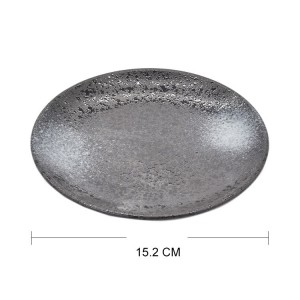 High Quality 6 Inch Glazed Home Sets Restaurant Plate,Use Ceramic Round Lunch Rice Stoneware Dinner Plates